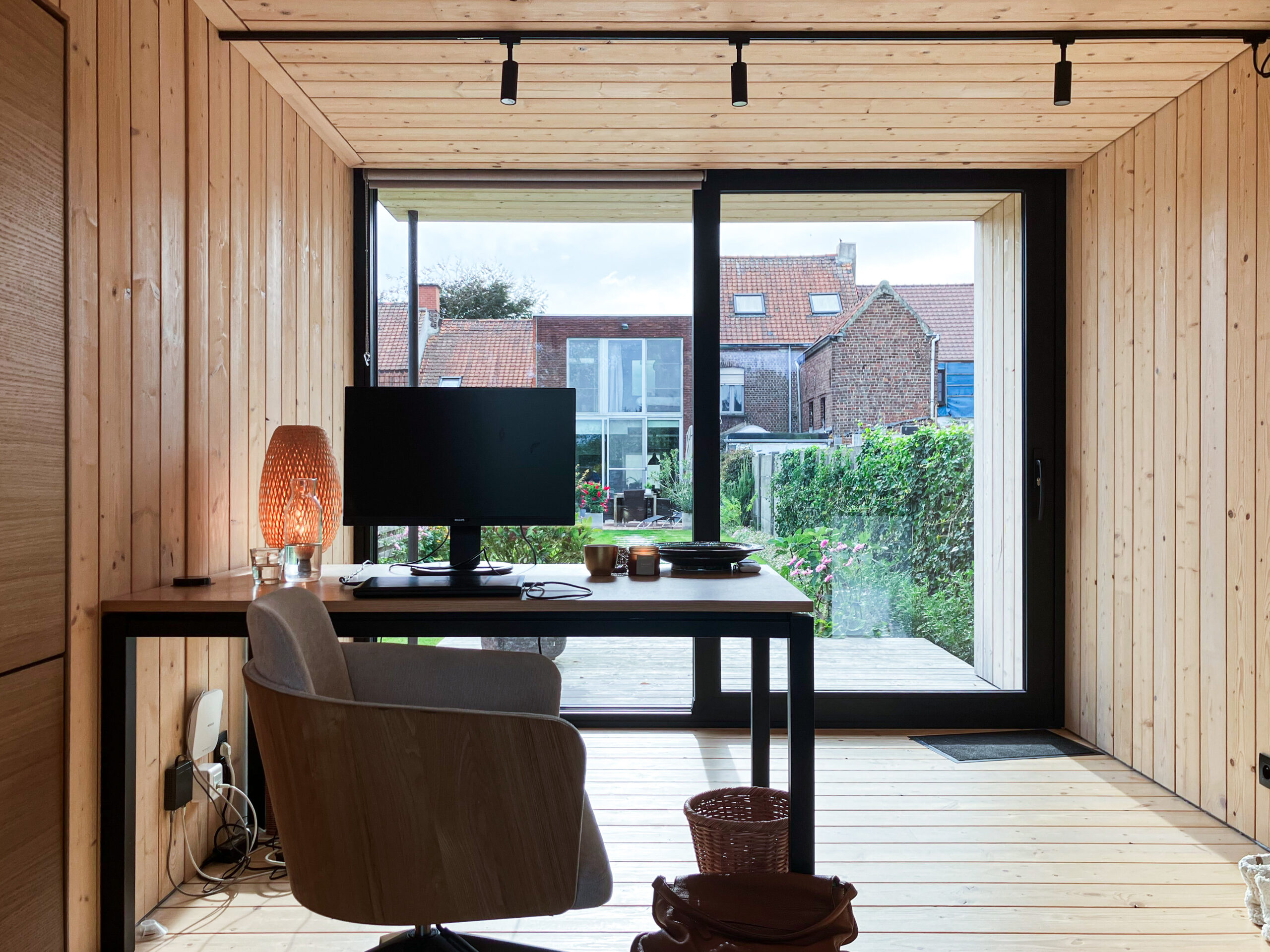 tuinkantoor bij rijwoning